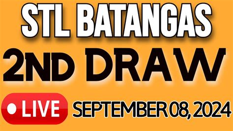 stl batangas live draw today|STL RESULTS TODAY .